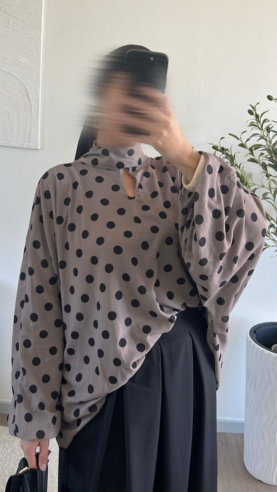 Blouse Cloé à pois